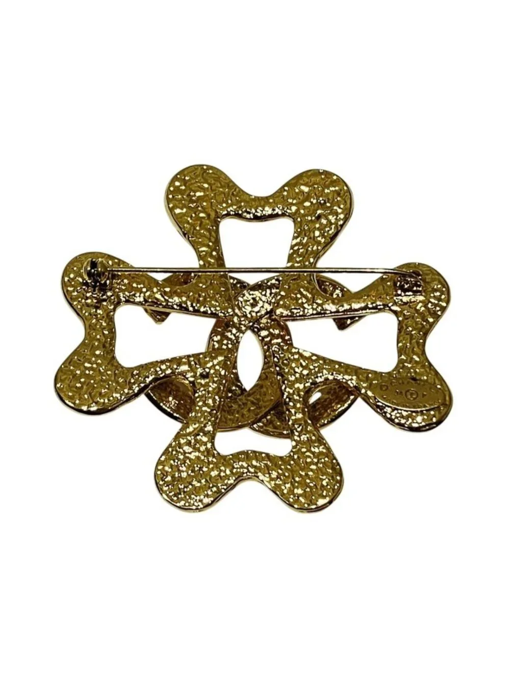 Chanel CC Logo Brooch Alloy